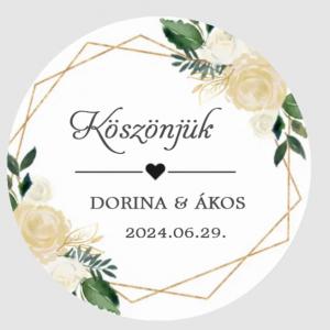 Matrica - Egyedi névvel ellátott személyre szabott matrica stílus 12