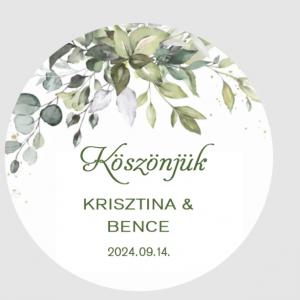 Matrica - Egyedi névvel ellátott személyre szabott matrica stílus 2