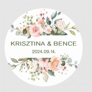 Matrica - Egyedi névvel ellátott személyre szabott matrica stílus 5