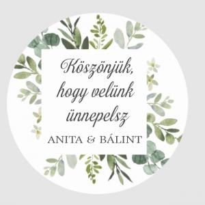 Matrica - Egyedi névvel ellátott személyre szabott matrica stílus 6