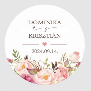 Matrica - Egyedi névvel ellátott személyre szabott matrica stílus 7