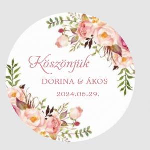 Matrica - Egyedi névvel ellátott személyre szabott matrica stílus 8