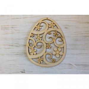 Natúr fa - Tojás díszes 18cm festhető