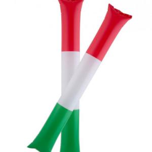 Nemzeti színű felfújható rúd 2 db