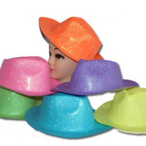 Neon, glitteres úri kalap
