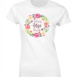 Női póló - Feleség Anya Főnök – Ajándék Anyáknak– Anyák napi ajándék