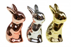 Nyúl kerámia 4*2,5*7cm több szín