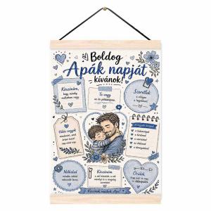 Oklevél - Boldog Apák Napját Kívánok - Apáknak, Apák Napi Ajándék