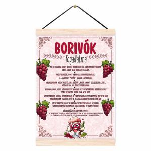 Oklevél - Borivók Fogadalma - Vicces Ajándék Sörimádóknak