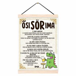 Oklevél - Ősi Sör Ima - Vicces Ajándék Sörimádóknak