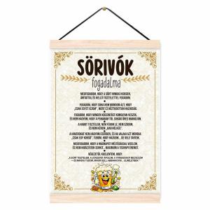 Oklevél - Sörivók Fogadalma - Vicces Ajándék Sörimádóknak