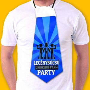 Óriás Nyakkendő – Legénybúcsú party – Vicces Legénybúcsú Nyakkendő kék
