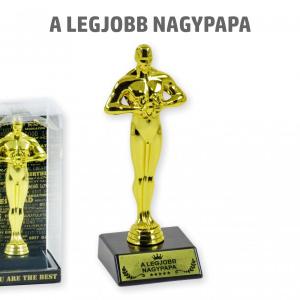 Oscar szobor Legjobb Nagypapa 17cm