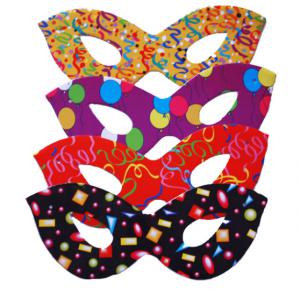 Papír szemüveg 6 db/cs, mintás