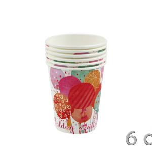 Papírpohár Boldog Szülinapot lufis 6db 250ml