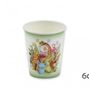 Papírpohár dzsungel 6db 250ml
