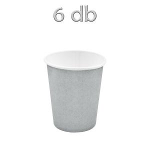 Papírpohár ezüst 6db 8,5cm