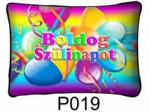 Párna 37 cm x 27 cm - Boldog Szülinapot - Szülinapi Ajándékok