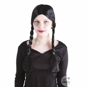 Paróka, copf-al, fekete