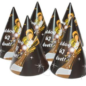 Party csúcsos BÚÉK kalap 6 db/cs