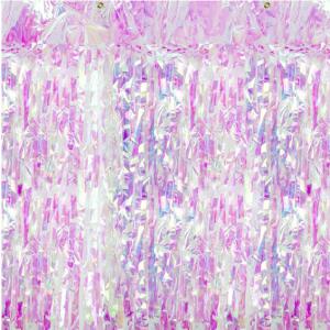 Party függöny, gyöngyház, 90 X 250 cm