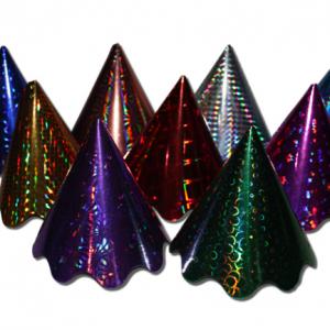 Party hullámos kalap (Hologramos), 6db/csomag