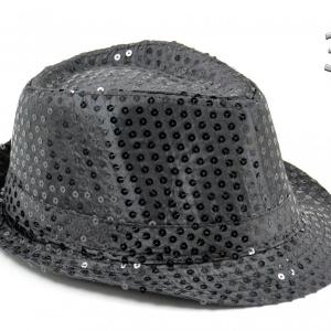 Party kalap flitteres fekete