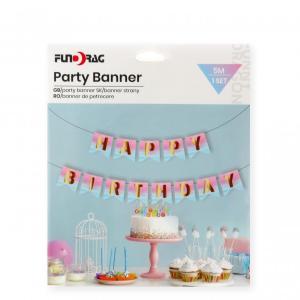 Party zászlófüzér Happy Birthday 5m