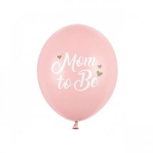 Pasztel rózsaszín 30cm 6db -Mom to-Be luftballon