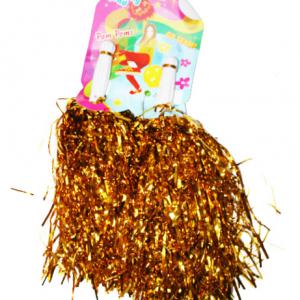 Pom-pom fényes, arany