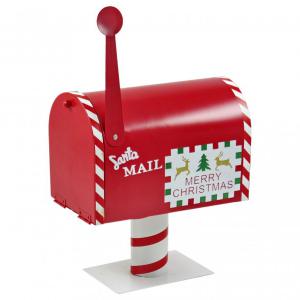 Postaláda Santa mail piros 26cm DH8039200