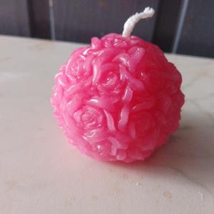 Rózsagömb gyertya
