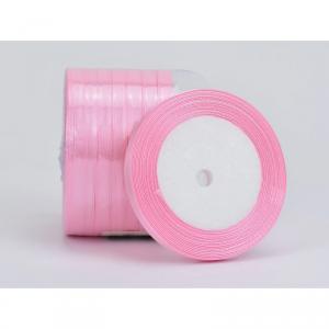 Rózsaszín szatén szalag 6mm 10 tekercs