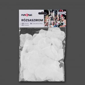 Rózsaszirom fehér 100db