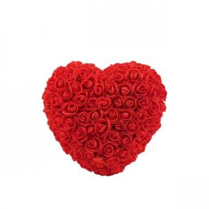 Rózsaszív piros 24x22cm