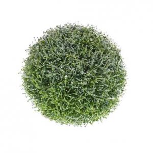 Selyemvirág gömb D16 hamvas zöld