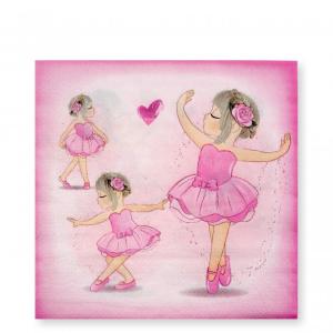 Szalvéta balerina 16db 33x33cm kétrétegű
