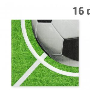 Szalvéta focis zöld 16db 33x33cm egyrétegű