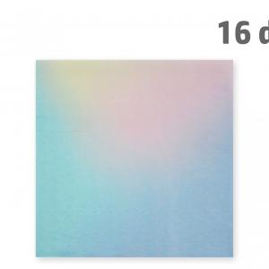 Szalvéta lila/zöld 16db 33x33cm egyrétegű