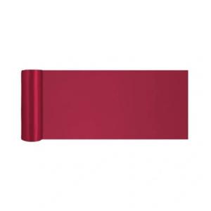 Szatén bordó asztali futó 16cm x 1,5 m