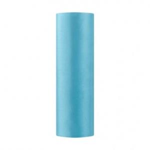 Szatén türkiz asztali futó 16cm x 1,5 m