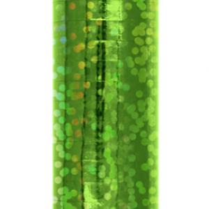 Szerpentin , hologramos, zöld színű, 3,8m, 18 db/cs