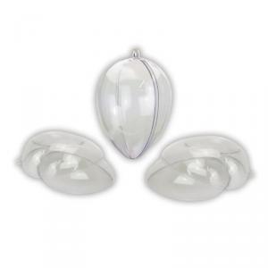 Szétválasztható műanyag tojás forma kicsi 5db/csom