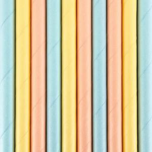 Szívószál papírból, nyári színek