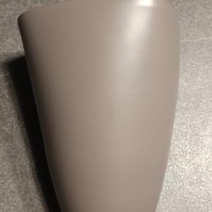 Szögletes orchidea váza matt grafit 14 cm