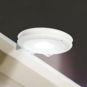 Szolár ereszcsatorna fény - 3 hidegfehér SMD LED - fehér - 11 x 2,6 cm