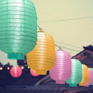 Szolár lampion - 3 színben - hidegfehér LED - 21 cm hosszúkás