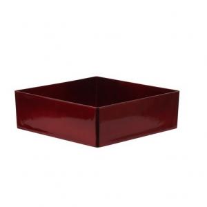 Tál plasztik 20x20x6cm piros