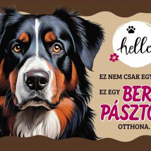 Tálalátét - lábtörlő Berni Pásztor kutyás 60x40cm