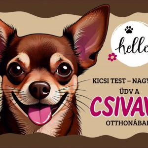 Tálalátét - lábtörlő Csivava kutyás 60x40cm